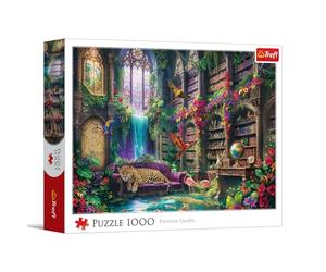 Trefl Magic Library - 1000 Piece Puzzle 26.9"x18.9" | DIY, Creative Entertainment, Classic Jigsaw, 14+