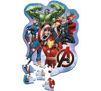 Trefl Marvel Avengers Adventures 50 Piece Wooden Jigsaw Puzzles for Kids - Irregular Shaped Pieces - Superhero Puzzle for Adults & Children Aged 5 Years+