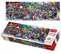 Trefl Marvel Avengers Panorama 1000 Piece Jigsaw Puzzles for Adults & Children Aged 12+ Marvel Universe Wide Panoramic Puzzle