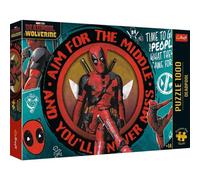 Trefl Premium Plus Quality - Puzzle: Deadpool - 1000 Pieces, Puzzle Series with Favorite Characters, Set Pieces, for Adults and Children Ages 12 and Up