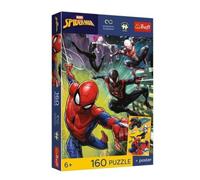 Trefl - Marvel Spiderman, Spider Matters - 160 Elements - Colorful Puzzle with Fairy Heroes, Combine with Yourself, Unique Poster in Set, Creative Entertainment, Fun for Children from 6 years