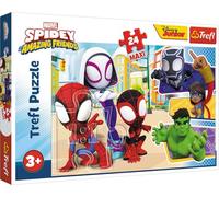 Trefl Marvel Spidey & his Amazing Friends - 24 Piece Jigsaw Puzzles for Kids - Easy Hold Large Maxi Puzzle Pieces for Children - For Ages 3+