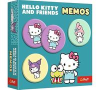 Trefl - Memos Hello Kitty - Learning Memory Game for Little Ones, Couples Find Pictures, Memory with Heroes Fairy Tales for Children from 3 Years
