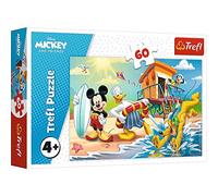 Trefl Mickey Mouse 60 Piece Jigsaw Puzzles For Kids - Disney Character Puzzle For Children Easy Hold - For Ages 4+