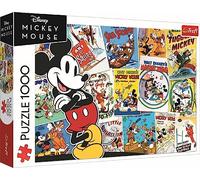 Trefl Mickey World - 1000 Piece Jigsaw Puzzles for Adults & Children Aged 12+ Mickey Mouse Collage Puzzle