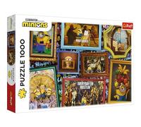 Trefl Minions Gallery - 1000 Piece Jigsaw Puzzles for Adults & Children - Novelty Funny Despicable Me Minion Puzzle