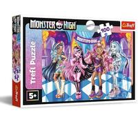 Trefl - Monster High, Terrible Friends - Puzzle 100 Elements - Colourful Puzzle with Heroes of the TV Series, Creative Entertainment, for Children from 5 Years