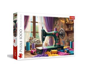 Trefl My Tailoring - 1000 Piece Jigsaw Puzzle - Dressmaking Stand Jigsaw Puzzle for Adults and Children Aged 14+