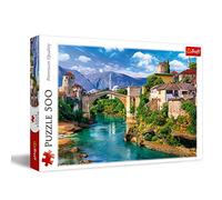 Trefl 37333 Old bridge in Mostar, Bosnia and Herzegovina 500 Teile, Premium Quality, für Erwachsene und Kinder ab 10 Jahren Puzzle, Coloured