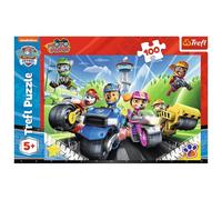 Trefl Paw Patrol on Motorbikes - 100 Piece Jigsaw Puzzles for Kids - Paw Patrol Puzzle for Children - For Ages 5+