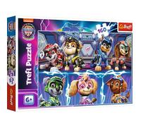 Trefl Paw Patrol Jigsaw Puzzle - 160 Piece Kids Puzzles The Mighty Movie - Cartoon Character Easy Hold Jigsaws - For Ages 6+