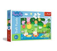 Trefl Peppa Pig 60 Piece Jigsaw Puzzles For Kids - Pig Character Puzzle For Children Easy Hold - For Ages 4+