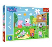 Trefl Peppa Pig & Friends Fun in the Park - 24 Piece Jigsaw Puzzles for Kids - Easy Hold Large Maxi Puzzle Pieces for Children - For Ages 3+