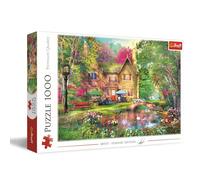 Trefl Forest Haven 1000 Jigsaw Puzzle Red 27"x19" Print, Painted Nostalgic Pictures, Perfect Matching of Elements, for Adults and Children from 12 Years Old