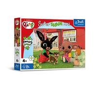 Trefl Play With A Dog-Puzzles 60 XXL Super Shape-Crazy Shapes, Large Pieces Bing Fairytale Characters Coloring From 4 Years, 50013, one size