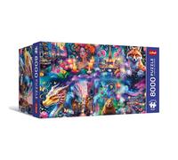Trefl Premium Plus Quality Colorful World Puzzle - 8,000 Pieces - Timeless Theme Series - Perfect Compatible Pieces for Adults and Children 14+