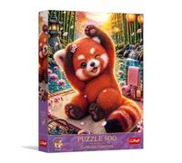 Trefl Premium Plus Quality - Cuteness Overload Puzzle: Enchanting Red Panda - 500 Elements, Timeless Design Series, Perfect Fit, for Adults and Children from 10 Years