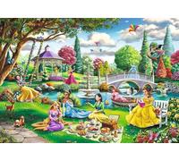 Trefl Premium Plus Quality Disney Princesses Picnic - 1000 Pieces, A Set of Puzzles with Favorite Characters for Adults and Children 14+ Years Old, Multicoloured, 10919