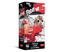 Trefl Premium Plus Quality Hall of Horror Puzzle: Friday the 13-1000 Pieces, A Range Rich in Horror and Dark Atmosphere Perfectly Compatible Pieces for Adults and Kids Ages 14+