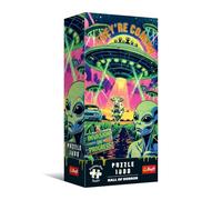 Trefl Premium Plus Quality Hall of Horror Puzzle: UFO - 1000 Pieces - Horror Rich Series and Dark Atmosphere - Perfect Combination of Pieces for Adults and Kids Ages 14+