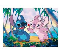 Trefl Premium Plus Quality Lilo & Stitch, Stitch & Angel Jigsaw Puzzle - 1000 Pieces, Most Loved Characters Puzzle Series for Adults and Children from 14 Years