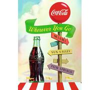 Trefl Premium Plus Quality - Puzzle Coca-Cola: Wo immer du gehst - 1000 Elements, Coca-Cola Series in Main Role, for Adults and Children from 14 Years