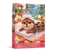 Trefl Premium Plus Quality - Puzzle Cuteness Overload: Cute Otters- 500 Elements, Timeless Design Series, Perfect Fit, for Adults and Children from 10 Years