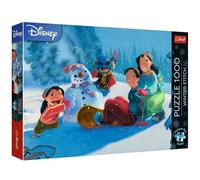 Trefl Premium Plus Quality - Puzzle Lilo & Stitch, Winter Stitch - 1000 Elements, Puzzle Series with Heroes Fairy Tales for Adults and Children from 14 Years