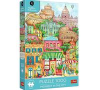 Trefl Premium Plus Quality Puzzle Madalina Tantarean: At Midnight in Rome - 1000 Elements, Puzzle Series with Works by the Romanian Artist, for Adults and Children from 14 Years