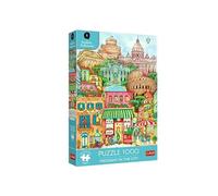 Trefl Premium Plus Quality Puzzle Madalina Tantarean: At Midnight in Rome - 1000 Elements, Puzzle Series with Works by the Romanian Artist, for Adults and Children from 14 Years