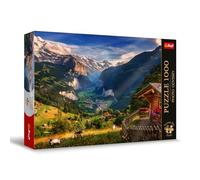 Trefl Premium Plus Quality - Puzzle Photo Odyssey: Lauterbrunnen Valley, Switzerland - 1000 Elements, Unique Photo Series, Ideal Adaptation of Pieces, for Adults and Children from 12 Years