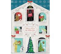 Trefl Premium Plus Quality-Puzzle Star Wars: May the Force of Christmas be with You-1000 Pieces, Favorite Heroes, for Adults and Children from 14 Years, Multicoloured, 12087