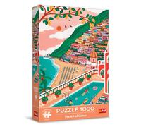 Trefl Premium Plus Quality Puzzle The Art of Colour: Positano, Italy-1000 Pieces, Full of Colours Series, Perfectly Matching Tiles, for Adults and Children from 12 Years, Multicoloured, 10895