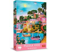 Trefl Premium Plus Quality-Puzzle The Art of Colour: Siros, Greece-1000 Pieces, Full of Colours Series, Perfectly Matching Tiles, for Adults and Children from 12 Years, Multicoloured, 10893