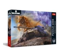 Trefl Premium Plus Quality - Puzzle World of Tanks, Tiger II - 1000 Pieces - Puzzle World of Tanks, 14 Years