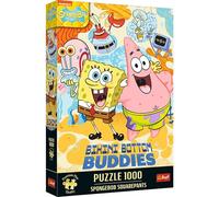 Trefl Premium Plus Quality SpongeBob SquarePants-1000 Pieces, Puzzle Series with the Most Loved Characters for Adults and Children from 14 Years, Multicoloured, 12081