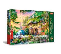 Trefl Premium Plus Quality Tea Time Puzzle - Cottage Stoney Lane - 1000 Pieces, Series of Painted Nostalgic Images, Perfectly Matching Tiles, for Adults and Children from 12 Years