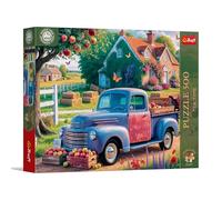 Trefl Premium Plus Quality Tea Time Puzzle - Farmer's Car - 500 Pieces - Nostalgic Painted Images Series - Perfect Fit Pieces for Adults and Kids Ages 10+