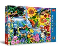 Trefl Premium Plus Quality - Tea Time Puzzle - Rural Idyll, Singing Birds - 1000 Pieces, Series of Painted Nostalgic Images, for Adults and Children from 12 Years