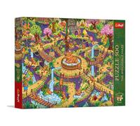 Trefl Premium Plus Quality - The Impossible Maze Puzzle: Funny Capybaras - 500 Pieces, Timeless Themes Series, for Adults and Children Aged 10 and Over