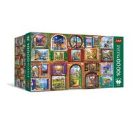 Trefl Premium Plus Quality - Windows of the Seasons Jigsaw Puzzle - 10,000 Pieces, Timeless Themes Series, Perfectly Fitting Pieces, for Adults and Children Aged 15 and Over