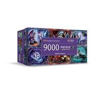TREFL Prime UFT: Fantasy Creatures-9000 Pieces, Anne Stokes, Large Jigsaw Puzzle, Cardboard with Extra Thickness, BIO, EKO, Fun for Adults and Children from 12 Years, Multicoloured, 81034