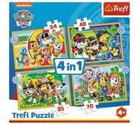 Trefl Psi Patrol Puzzle, Wielokolorowy, Od 4 lat