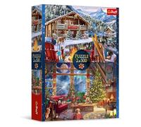 Trefl - Puzzle 2 x 500 Pieces, Christmas in the Mountains, Set of Two | For children and adults over 10 years old, high quality, creative entertainment, perfect fit, relaxation