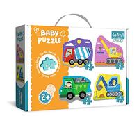Trefl, Puzzles, Construction Site Vehicles, 3 to 6 Pieces, 4 Sets, for Children from 2 Years