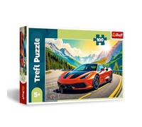 Trefl - Race Against Time - Puzzle 100 Pieces - Puzzle with Vehicles, Creative Entertainment, Fun for Children from 5 Years
