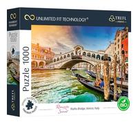 Trefl Rialto Bridge Venice Italy - 1000 Piece Jigsaw Puzzles for Adults & Children Aged 12+ - Unlimited Fit Smart Puzzle Grand Canal Europe Landscapes