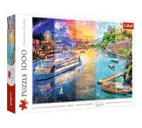 Trefl - River Cruise - Puzzle 1000 Pieces - DIY Jigsaw Puzzle Painting Creative Entertainment for Adults and Children from 12 years old