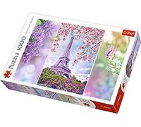 Trefl "Romantic Spring in Paris Puzzle (1000-Piece, Multi-Colour)