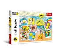 Trefl - Smiley World, Smiley on Vacation - 300 Piece Jigsaw Puzzle - Smile, Emotes, Sun, Colorful Jigsaw Puzzle, Creative Entertainment, Fun for Children Aged 8 and Up